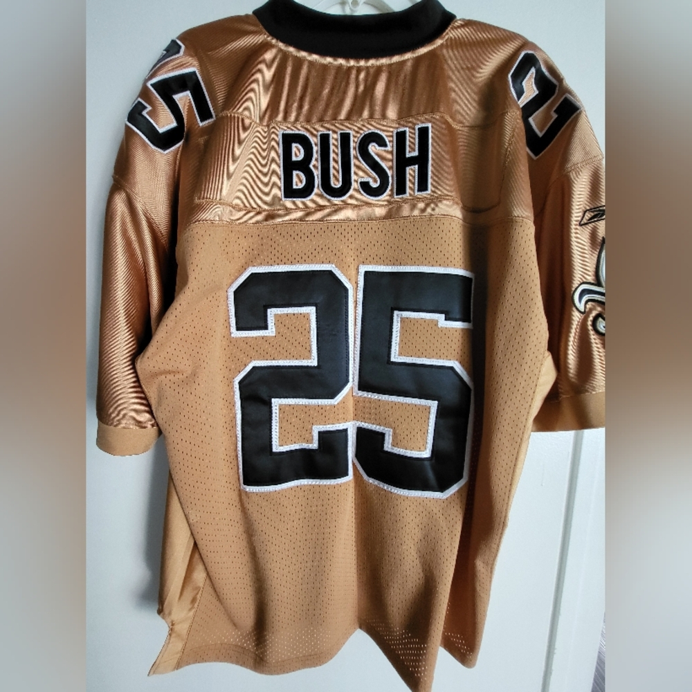 Saints nfl jersey bush